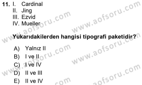 Görsel Web Tasarımı Dersi 2024 - 2025 Yılı (Final) Dönem Sonu Sınav Soruları 11. Soru