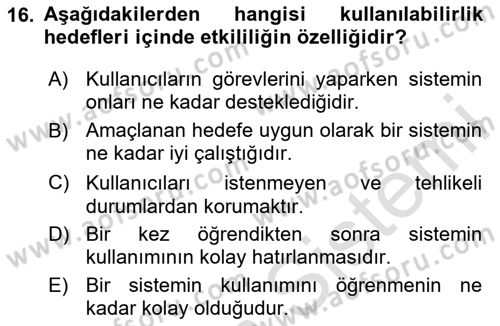 Görsel Web Tasarımı Dersi 2024 - 2025 Yılı (Final) Dönem Sonu Sınav Soruları 16. Soru