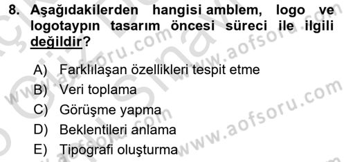 Görsel Web Tasarımı Dersi 2024 - 2025 Yılı (Final) Dönem Sonu Sınav Soruları 8. Soru