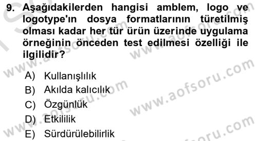 Görsel Web Tasarımı Dersi 2024 - 2025 Yılı (Final) Dönem Sonu Sınav Soruları 9. Soru