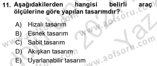Görsel Web Tasarımı Dersi 2024 - 2025 Yılı Yaz Okulu Sınav Soruları 11. Soru