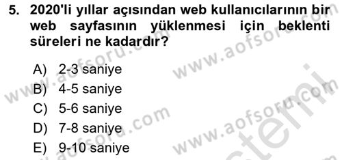 Görsel Web Tasarımı Dersi 2024 - 2025 Yılı Yaz Okulu Sınav Soruları 5. Soru