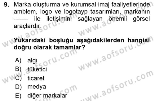 Görsel Web Tasarımı Dersi 2024 - 2025 Yılı Yaz Okulu Sınav Soruları 9. Soru