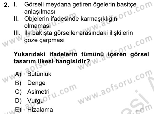 Görsel Web Tasarımı Dersi 2025 - 2026 Yılı (Final) Dönem Sonu Sınav Soruları 2. Soru
