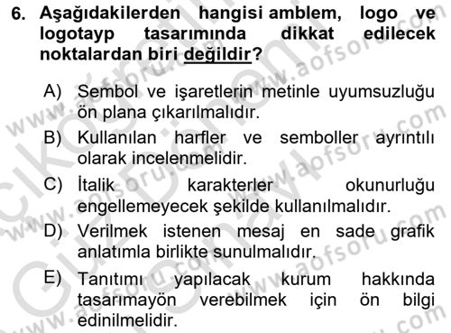 Görsel Web Tasarımı Dersi 2025 - 2026 Yılı (Final) Dönem Sonu Sınav Soruları 6. Soru