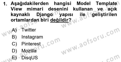 İnternet Tabanlı Programlama Dersi 2017 - 2018 Yılı (Vize) Ara Sınav Soruları 1. Soru