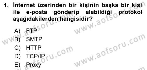 İnternet Tabanlı Programlama Dersi 2020 - 2021 Yılı Yaz Okulu Sınav Soruları 1. Soru
