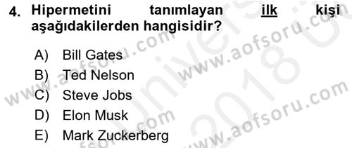 Web Grafik Tasarımı Dersi 2017 - 2018 Yılı 3 Ders Sınav Soruları 4. Soru