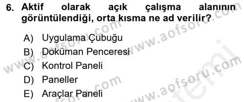 Web Grafik Tasarımı Dersi 2017 - 2018 Yılı 3 Ders Sınav Soruları 6. Soru