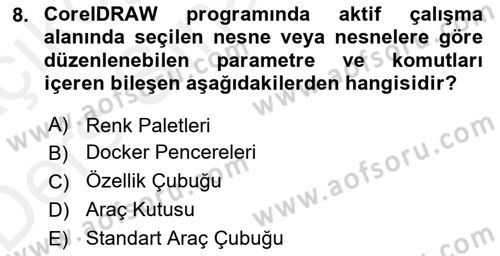 Web Grafik Tasarımı Dersi 2017 - 2018 Yılı 3 Ders Sınav Soruları 8. Soru