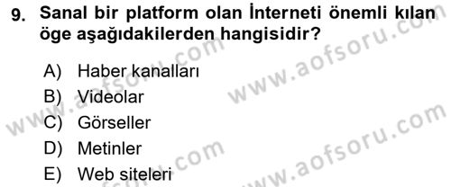 Web Grafik Tasarımı Dersi 2017 - 2018 Yılı (Vize) Ara Sınav Soruları 9. Soru