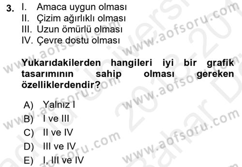 Web Grafik Tasarımı Dersi 2018 - 2019 Yılı (Vize) Ara Sınav Soruları 3. Soru