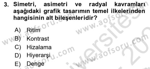 Web Grafik Tasarımı Dersi 2023 - 2024 Yılı (Vize) Ara Sınav Soruları 3. Soru