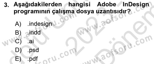 Web Grafik Tasarımı Dersi 2023 - 2024 Yılı (Final) Dönem Sonu Sınav Soruları 3. Soru
