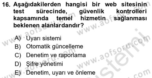 Web Grafik Tasarımı Dersi 2024 - 2025 Yılı (Final) Dönem Sonu Sınav Soruları 16. Soru