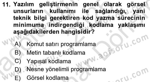 Web Grafik Tasarımı Dersi 2025 - 2026 Yılı (Final) Dönem Sonu Sınav Soruları 11. Soru