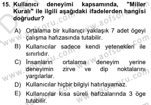 Web Grafik Tasarımı Dersi 2025 - 2026 Yılı (Final) Dönem Sonu Sınav Soruları 15. Soru
