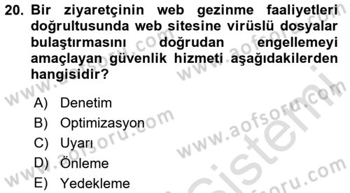 Web Grafik Tasarımı Dersi 2025 - 2026 Yılı (Final) Dönem Sonu Sınav Soruları 20. Soru