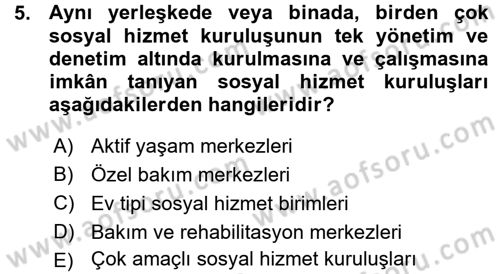 Bakım Elemanı Yetiştirme Ve Geliştirme 1 Dersi 2015 - 2016 Yılı (Vize) Ara Sınavı 5. Soru