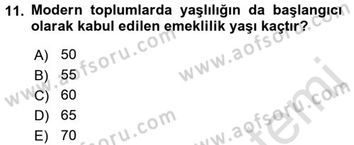 Bakım Elemanı Yetiştirme Ve Geliştirme 1 Dersi 2022 - 2023 Yılı (Final) Dönem Sonu Sınav Soruları 11. Soru