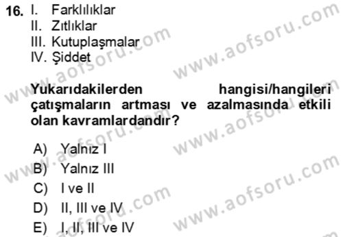 Bakım Elemanı Yetiştirme Ve Geliştirme 1 Dersi 2024 - 2025 Yılı (Final) Dönem Sonu Sınav Soruları 16. Soru