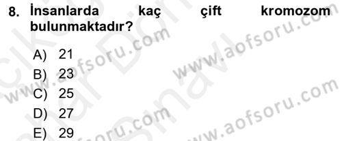 Bakım Elemanı Yetiştirme Ve Geliştirme 2 Dersi 2017 - 2018 Yılı (Final) Dönem Sonu Sınav Soruları 8. Soru