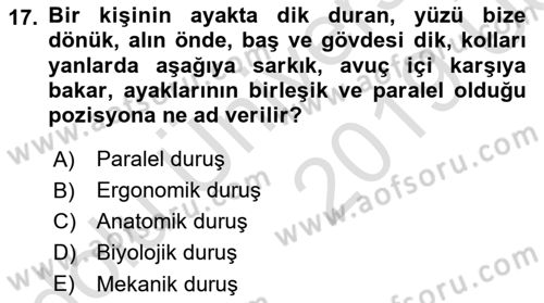 Bakım Elemanı Yetiştirme Ve Geliştirme 2 Dersi 2018 - 2019 Yılı 3 Ders Sınav Soruları 17. Soru