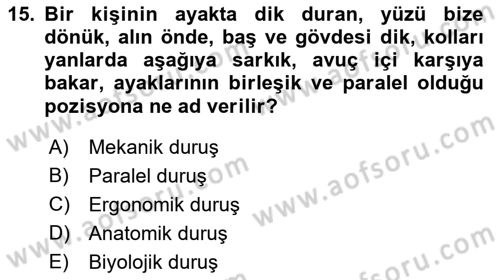 Bakım Elemanı Yetiştirme Ve Geliştirme 2 Dersi 2018 - 2019 Yılı (Final) Dönem Sonu Sınav Soruları 15. Soru