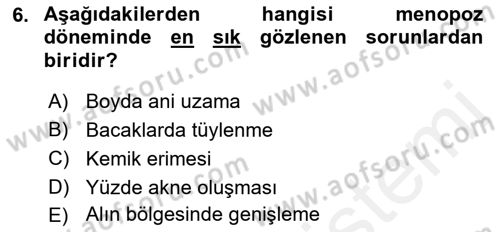 Bakım Elemanı Yetiştirme Ve Geliştirme 2 Dersi 2018 - 2019 Yılı (Final) Dönem Sonu Sınav Soruları 6. Soru