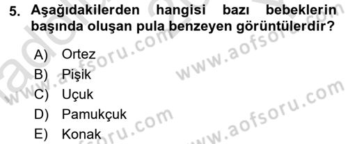 Bakım Elemanı Yetiştirme Ve Geliştirme 2 Dersi 2021 - 2022 Yılı Yaz Okulu Sınav Soruları 5. Soru