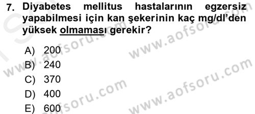Yaşlılarda Görülebilecek Sorunlar Ve Bakım Hizmetleri Dersi 2016 - 2017 Yılı (Final) Dönem Sonu Sınav Soruları 7. Soru