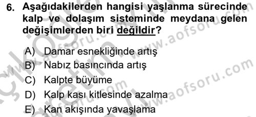 Psiko-Sosyal Rehabilitasyon Dersi 2016 - 2017 Yılı 3 Ders Sınav Soruları 6. Soru