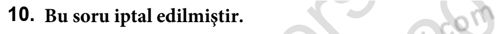 Psiko-Sosyal Rehabilitasyon Dersi 2020 - 2021 Yılı Yaz Okulu Sınav Soruları 10. Soru