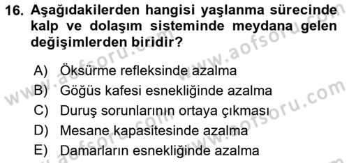 Psiko-Sosyal Rehabilitasyon Dersi 2021 - 2022 Yılı Yaz Okulu Sınav Soruları 16. Soru