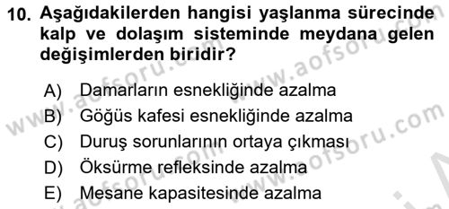Psiko-Sosyal Rehabilitasyon Dersi 2023 - 2024 Yılı (Final) Dönem Sonu Sınav Soruları 10. Soru