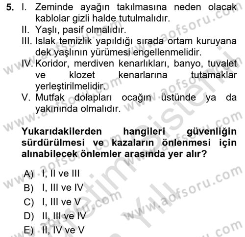 Psiko-Sosyal Rehabilitasyon Dersi 2023 - 2024 Yılı Yaz Okulu Sınav Soruları 5. Soru