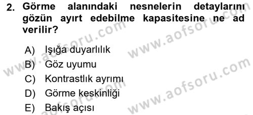 Fiziksel Rehabilitasyon Dersi 2016 - 2017 Yılı 3 Ders Sınav Soruları 2. Soru