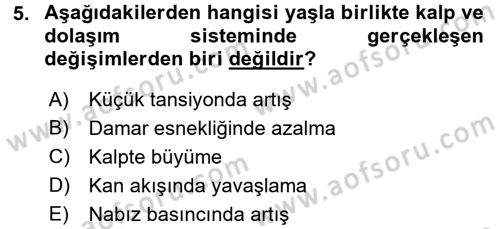Fiziksel Rehabilitasyon Dersi 2017 - 2018 Yılı 3 Ders Sınav Soruları 5. Soru