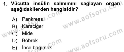 Fiziksel Rehabilitasyon Dersi 2021 - 2022 Yılı (Vize) Ara Sınav Soruları 1. Soru