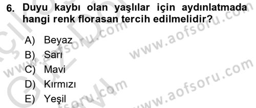 Fiziksel Rehabilitasyon Dersi 2022 - 2023 Yılı (Vize) Ara Sınav Soruları 6. Soru