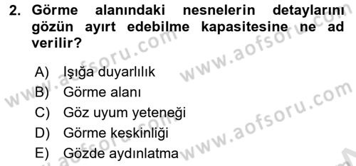 Fiziksel Rehabilitasyon Dersi 2024 - 2025 Yılı (Final) Dönem Sonu Sınav Soruları 2. Soru