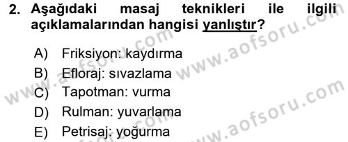 Yaşlı Bakımı İlke Ve Uygulamaları Dersi 2016 - 2017 Yılı (Final) Dönem Sonu Sınav Soruları 2. Soru