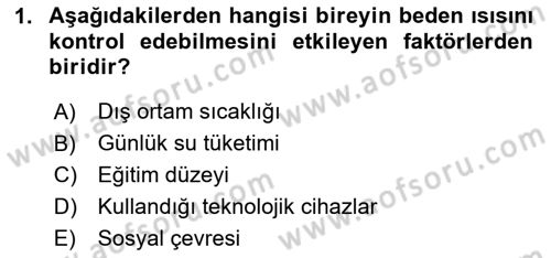 Yaşlı Bakımı İlke Ve Uygulamaları Dersi 2024 - 2025 Yılı Yaz Okulu Sınav Soruları 1. Soru