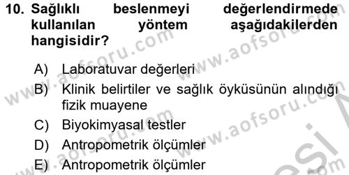 Bakım Elemanı Yetiştirme Ve Geliştirme 3 Dersi 2016 - 2017 Yılı 3 Ders Sınav Soruları 10. Soru