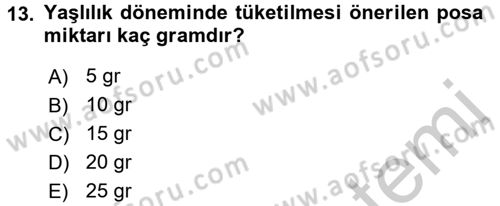Bakım Elemanı Yetiştirme Ve Geliştirme 3 Dersi 2016 - 2017 Yılı 3 Ders Sınav Soruları 13. Soru