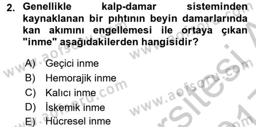 Bakım Elemanı Yetiştirme Ve Geliştirme 3 Dersi 2016 - 2017 Yılı 3 Ders Sınav Soruları 2. Soru