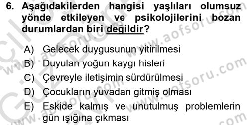 Bakım Elemanı Yetiştirme Ve Geliştirme 3 Dersi 2016 - 2017 Yılı (Vize) Ara Sınavı 6. Soru