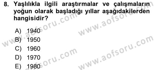 Bakım Elemanı Yetiştirme Ve Geliştirme 3 Dersi 2016 - 2017 Yılı (Vize) Ara Sınavı 8. Soru