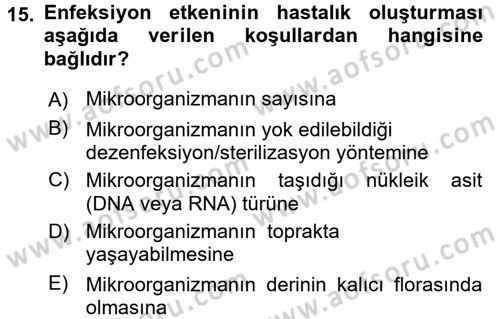 Bakım Elemanı Yetiştirme Ve Geliştirme 3 Dersi 2016 - 2017 Yılı (Final) Dönem Sonu Sınav Soruları 15. Soru