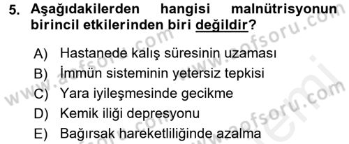 Bakım Elemanı Yetiştirme Ve Geliştirme 3 Dersi 2016 - 2017 Yılı (Final) Dönem Sonu Sınav Soruları 5. Soru